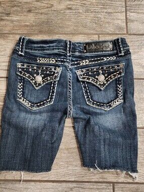 Y2K Glam Rhinestone Embellished LA Idol Bermuda Shorts
